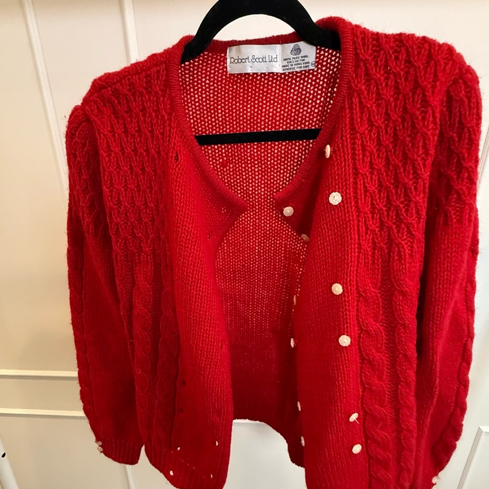 Robert Scott Red Women's Sweater